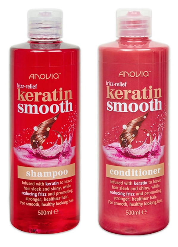 Набір для розгладження волосся Keratin Smooth 500ml+500ml Anovia (251410341)
