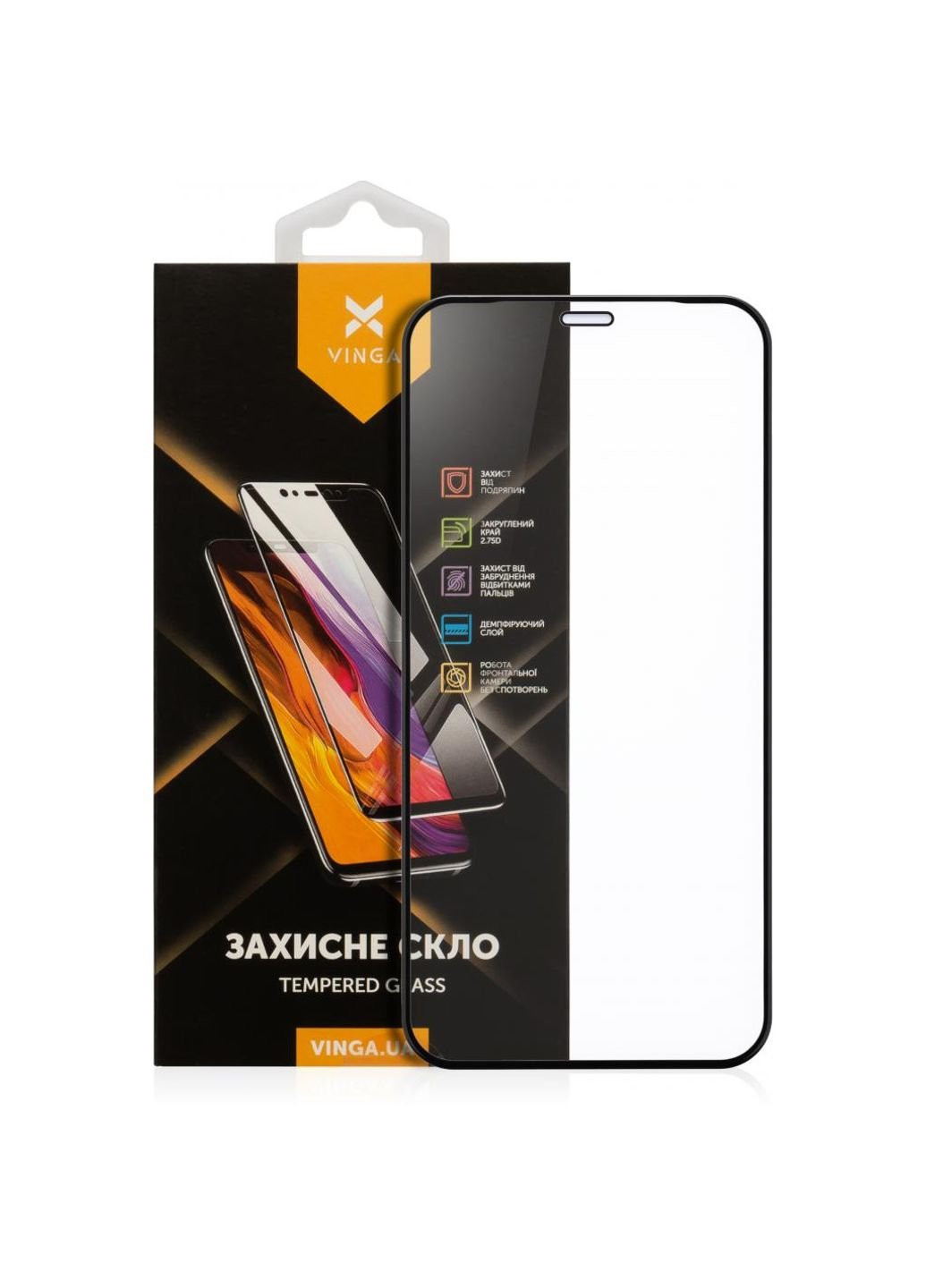 Скло захисне Apple iPhone 12 Mini (VGIP12MI) Vinga (252370209)