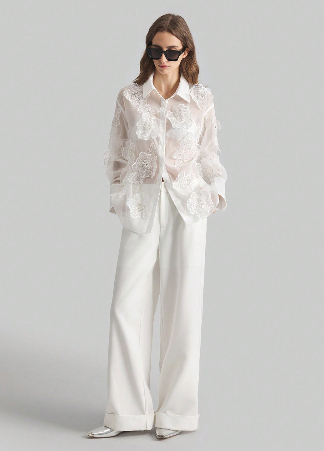 Белая блуза SHEIN