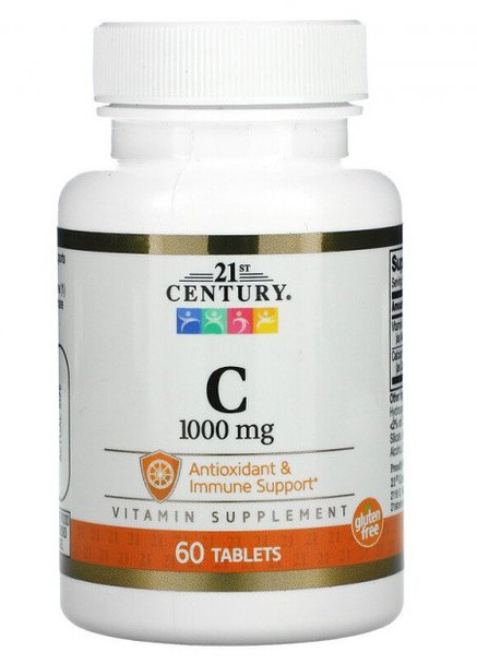 Витамин Д3 Vitamin D3 1000 IU 60 Tablets 21st Century (254325680)