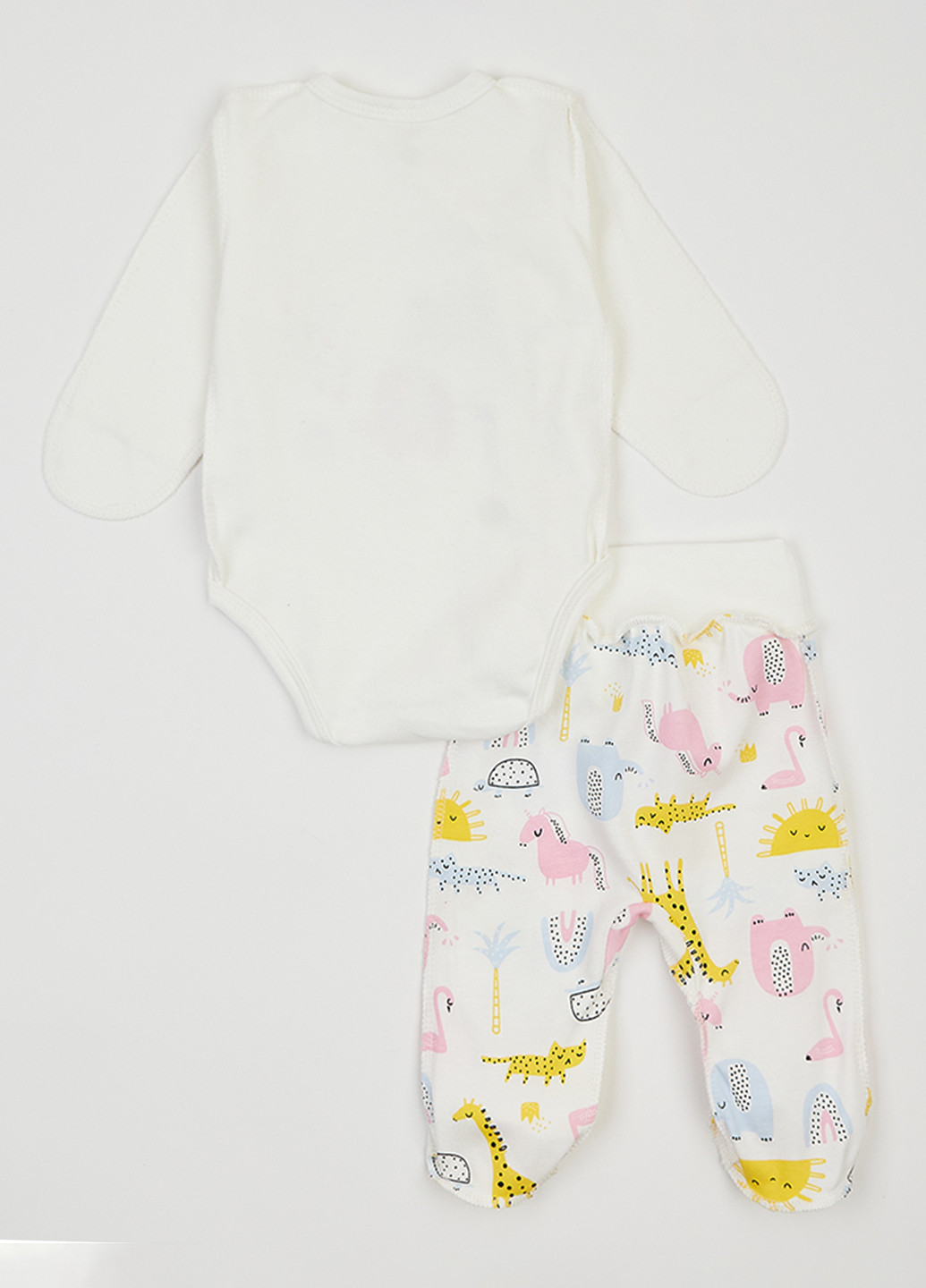 Молочный демисезонный комплект (боди, ползунки) dexter's