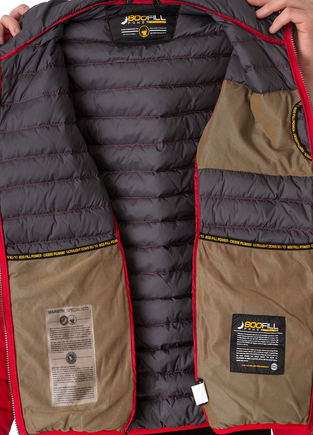 Красная демисезонная куртка CIESSE PIUMINI