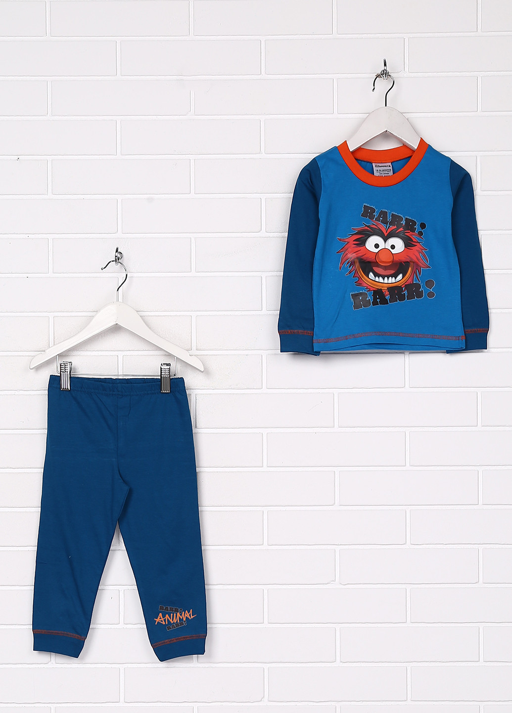 Синя всесезон піжама (лонгслів, брюки) Disney
