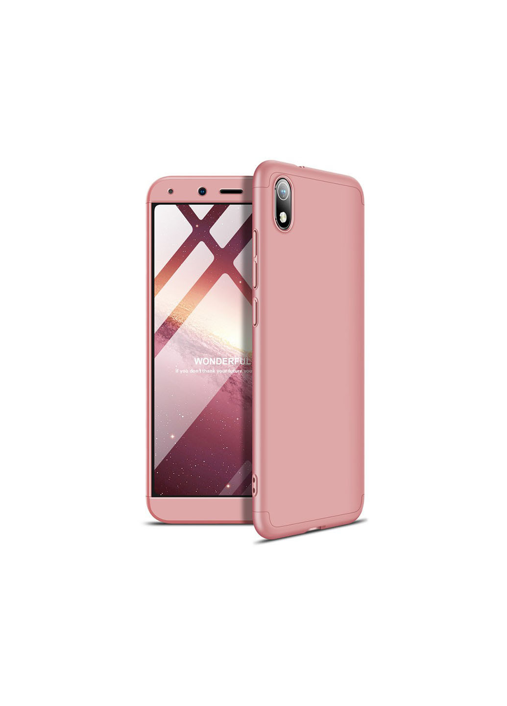 Чехол-накладка 3 in 1 Hard PC Case Xiaomi Redmi 7A Rose Gold GKK (231439863)