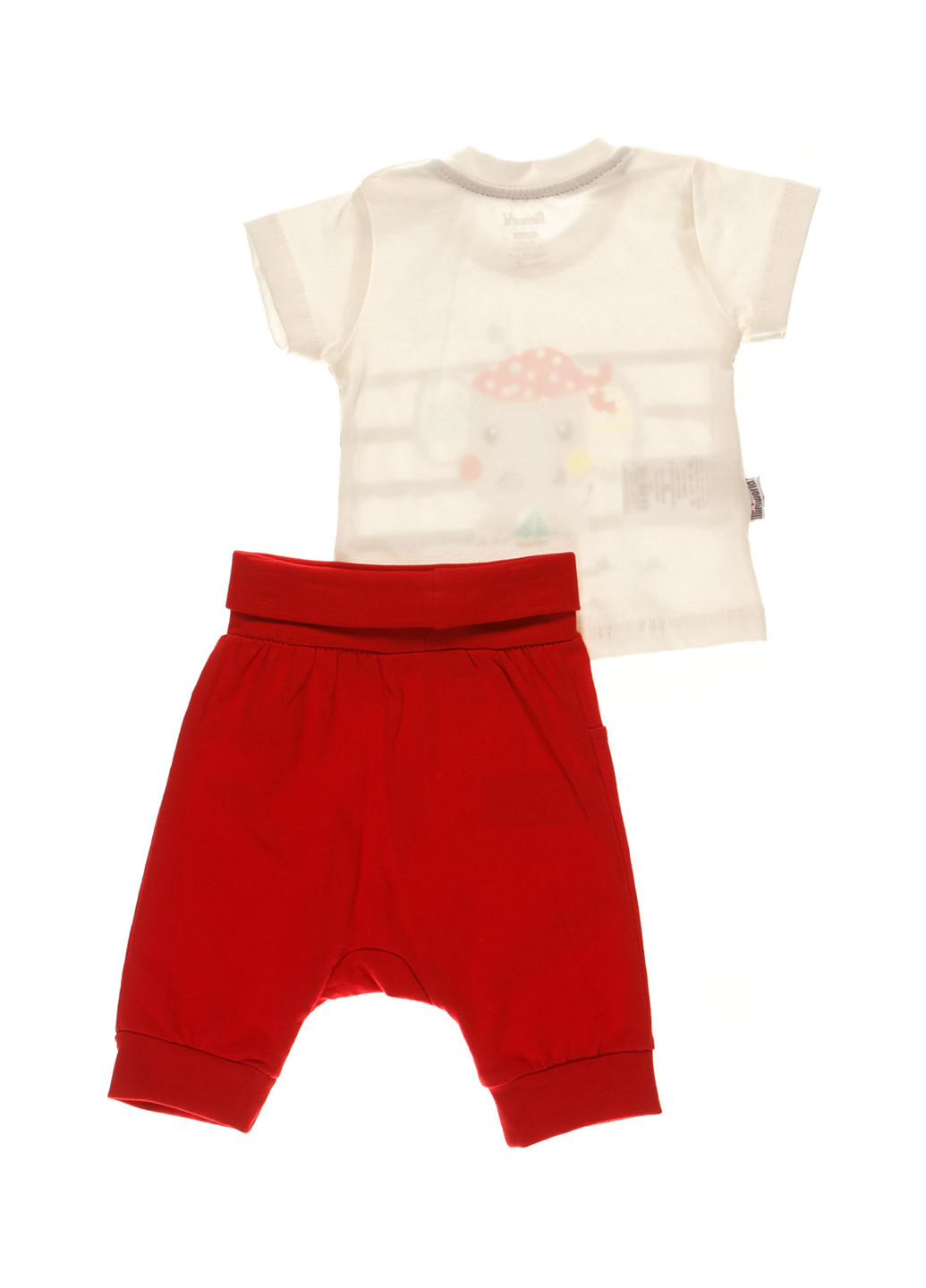 Красный летний комплект (футболка, брюки) Miniworld