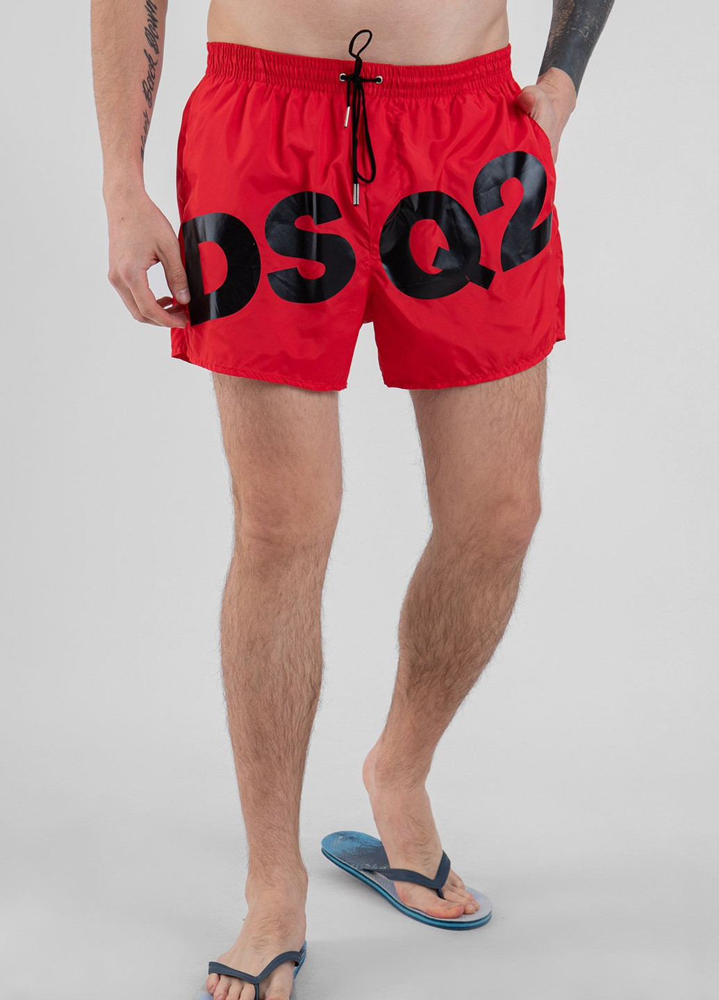 Красные пляжные шорты DSQ2 Dsquared2 (251250438)