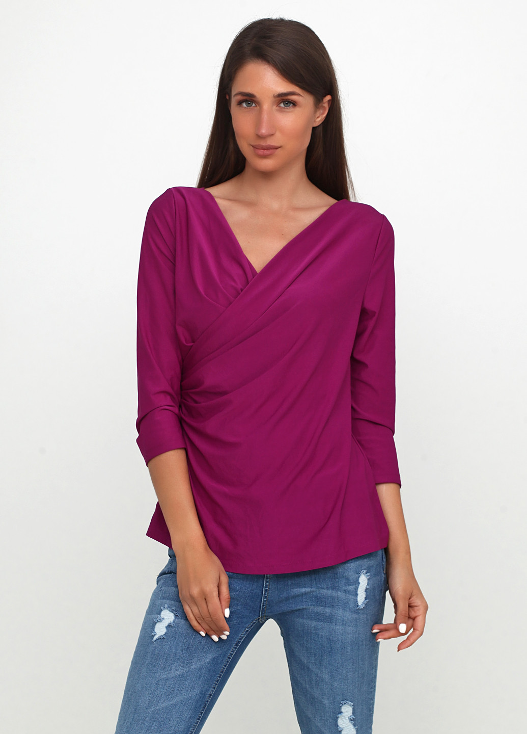 Пурпурная демисезонная блуза Francesca's