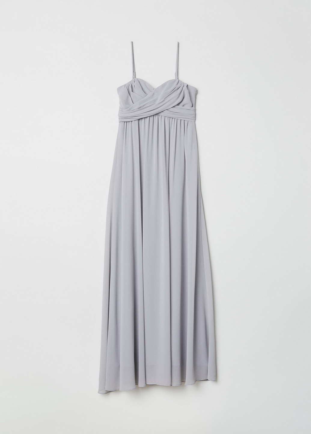 Сіра сукня H&M однотонна