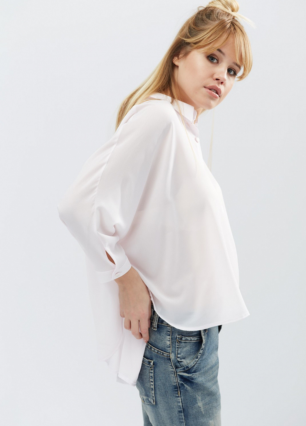 Блідо-рожева блуза Carica