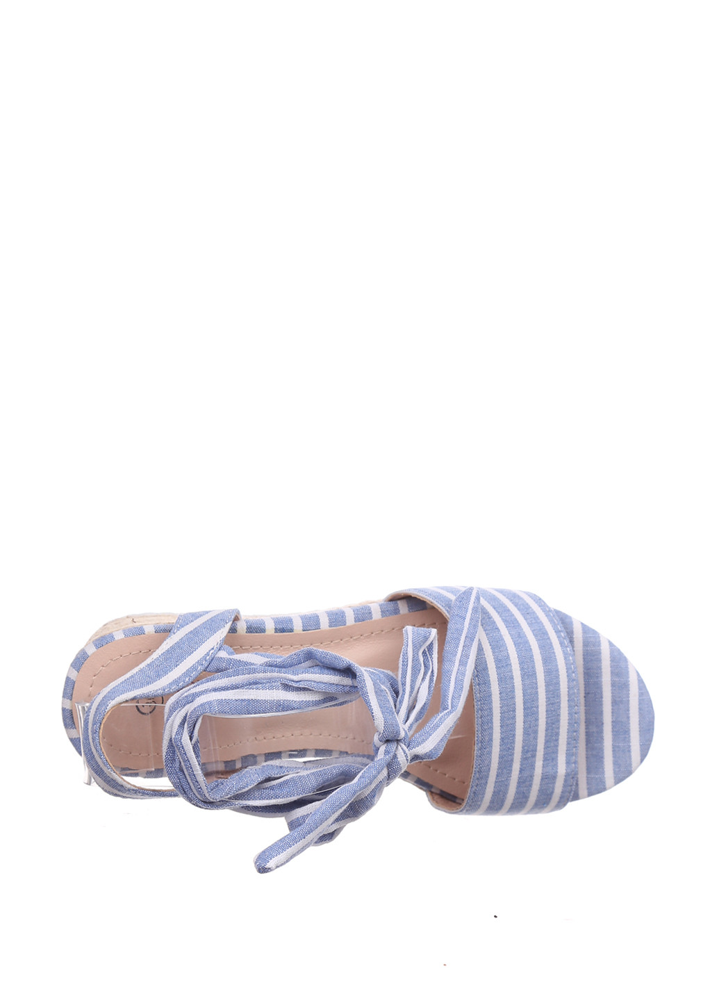 Голубые босоножки Seastar на шнурках