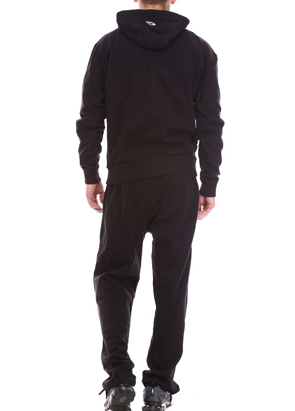 Чорний демісезонний костюм (толстовка, брюки) з довгим рукавом Quiksilver