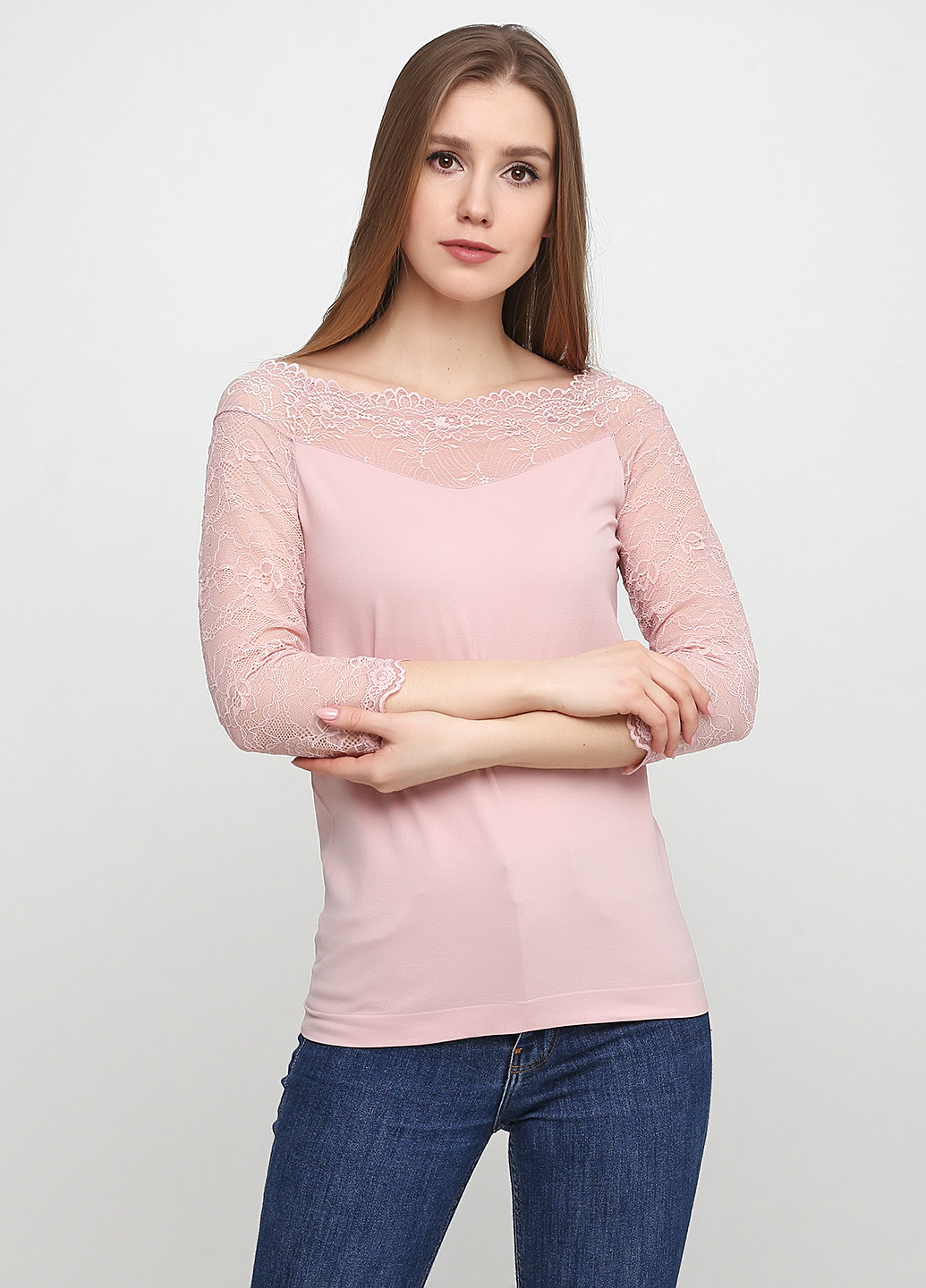 Розовая демисезонная блуза Minus