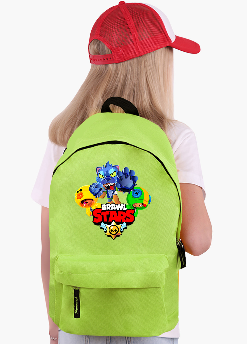 Детский рюкзак Леон Вовк Бравл Старс (Leon Werewolf Brawl Stars) (9263-1702) MobiPrint (217075367)