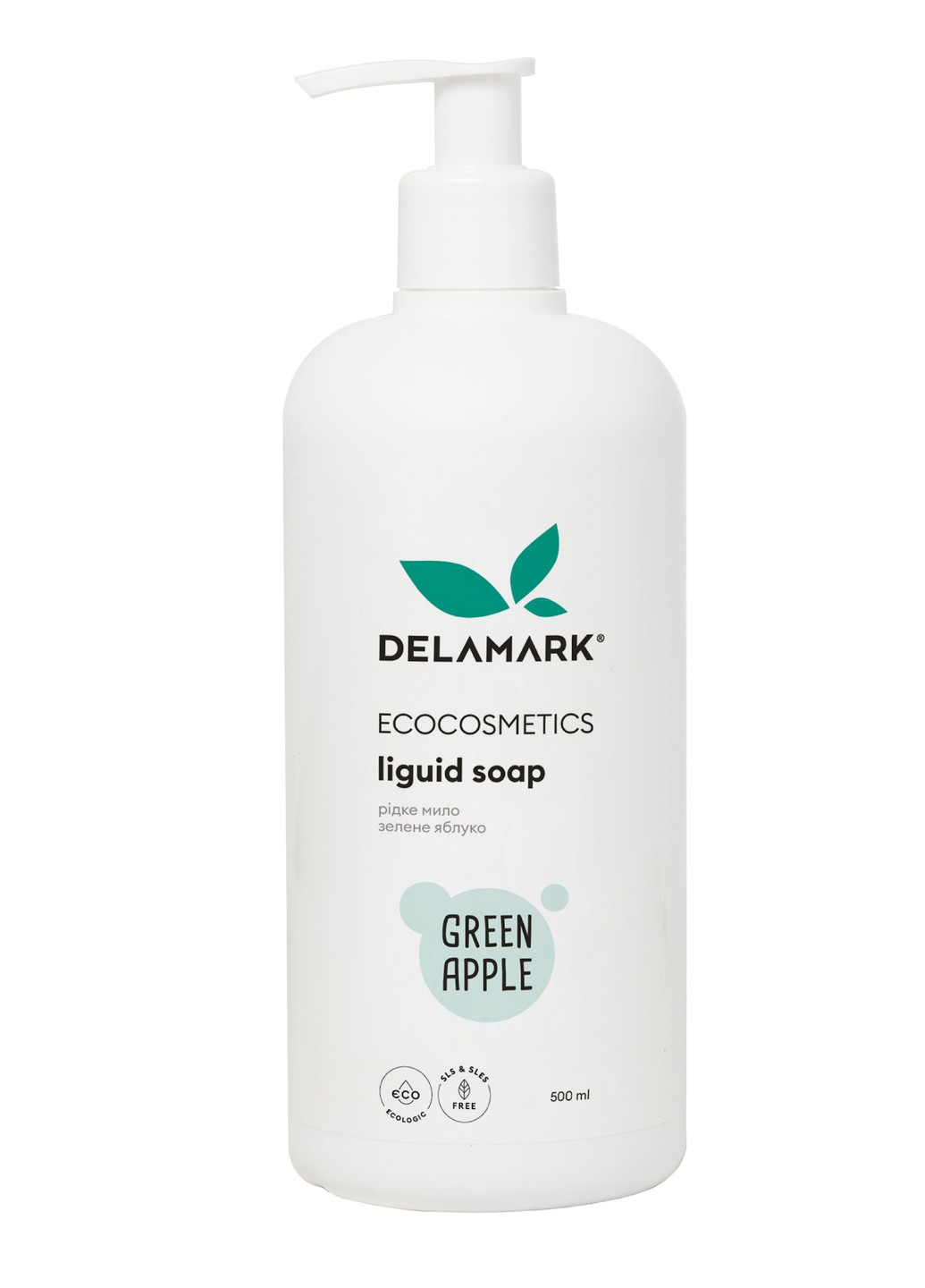 Жидкое мыло Зеленое яблоко 500 мл (4820152330833) DeLaMark (255278785)