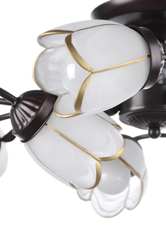 Люстра потолочная флористика BKL-515S/6 E14 DB Brille (253886971)