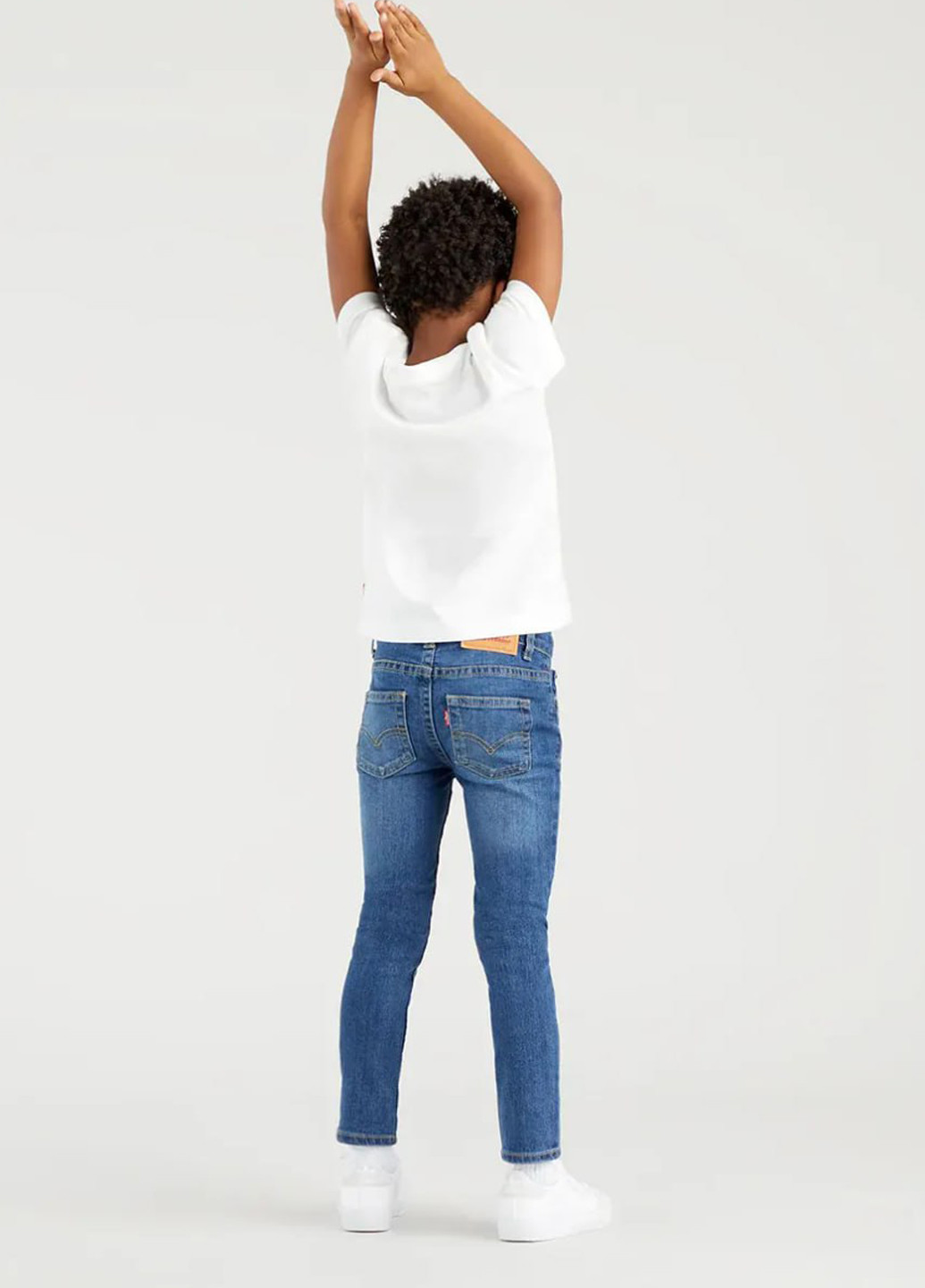 Синие демисезонные скинни джинсы Levi's