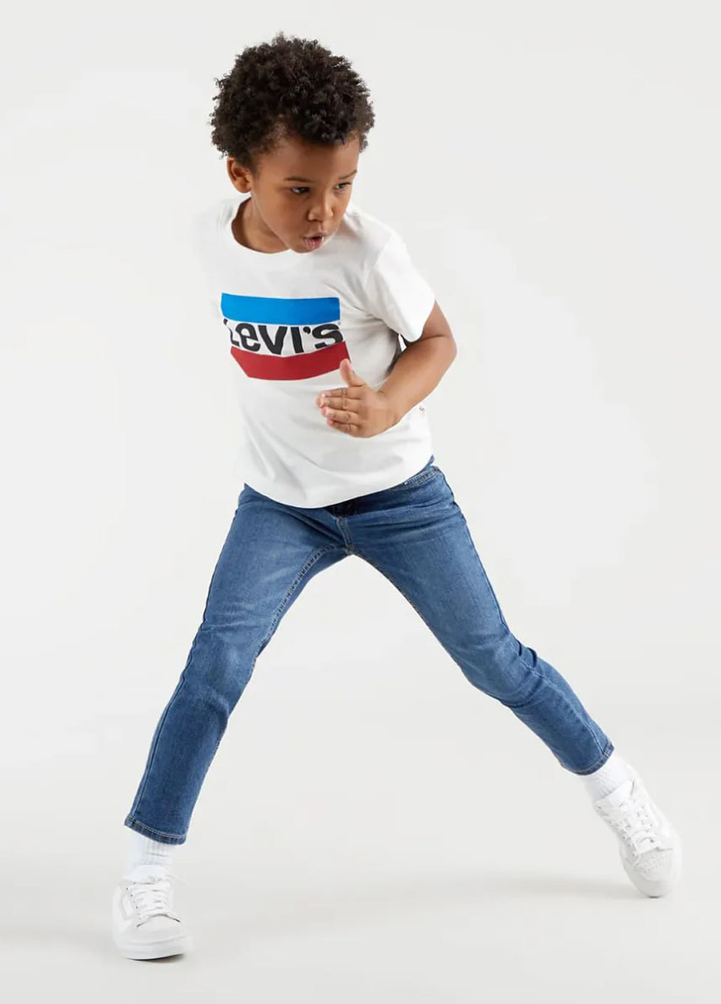 Синие демисезонные скинни джинсы Levi's