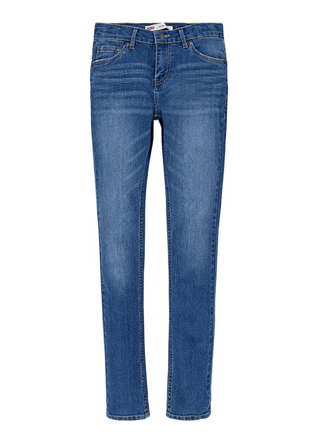 Синие демисезонные скинни джинсы Levi's