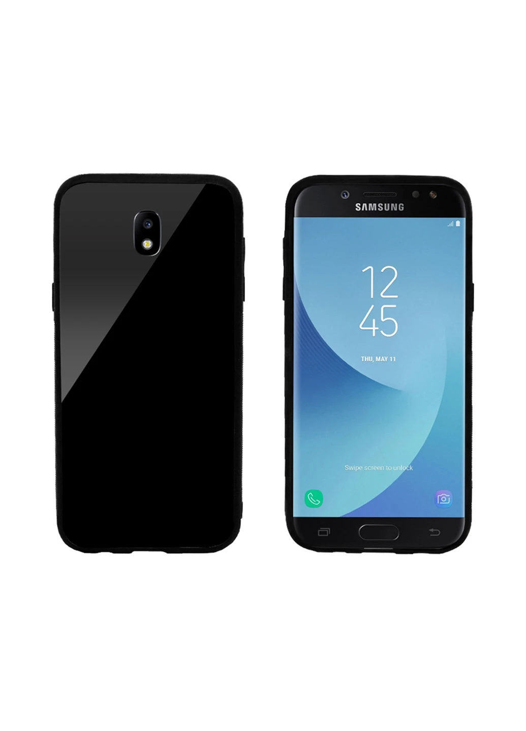 Чохол (Real Glass) для Samsung J5 (J530) 2017 (чорний) Intaleo для Samsung J5 (J530) 2017 (черный) (131340144)