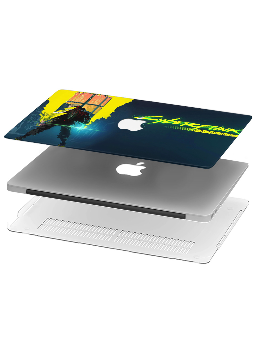 Чохол пластиковий для Apple MacBook Air 11 A1465/A1370 Кіберпанк 2077 (Cyberpunk 2077) (6349-2297) MobiPrint (218987980)