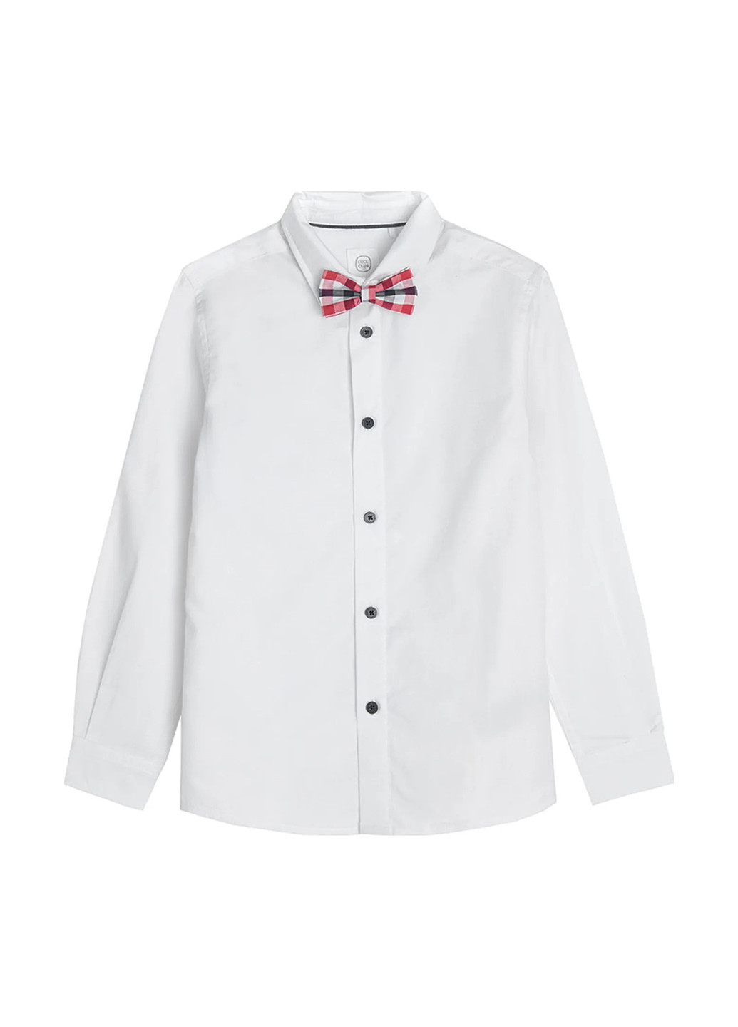 Белый демисезонный комплект (рубашка, бабочка) Cool Club