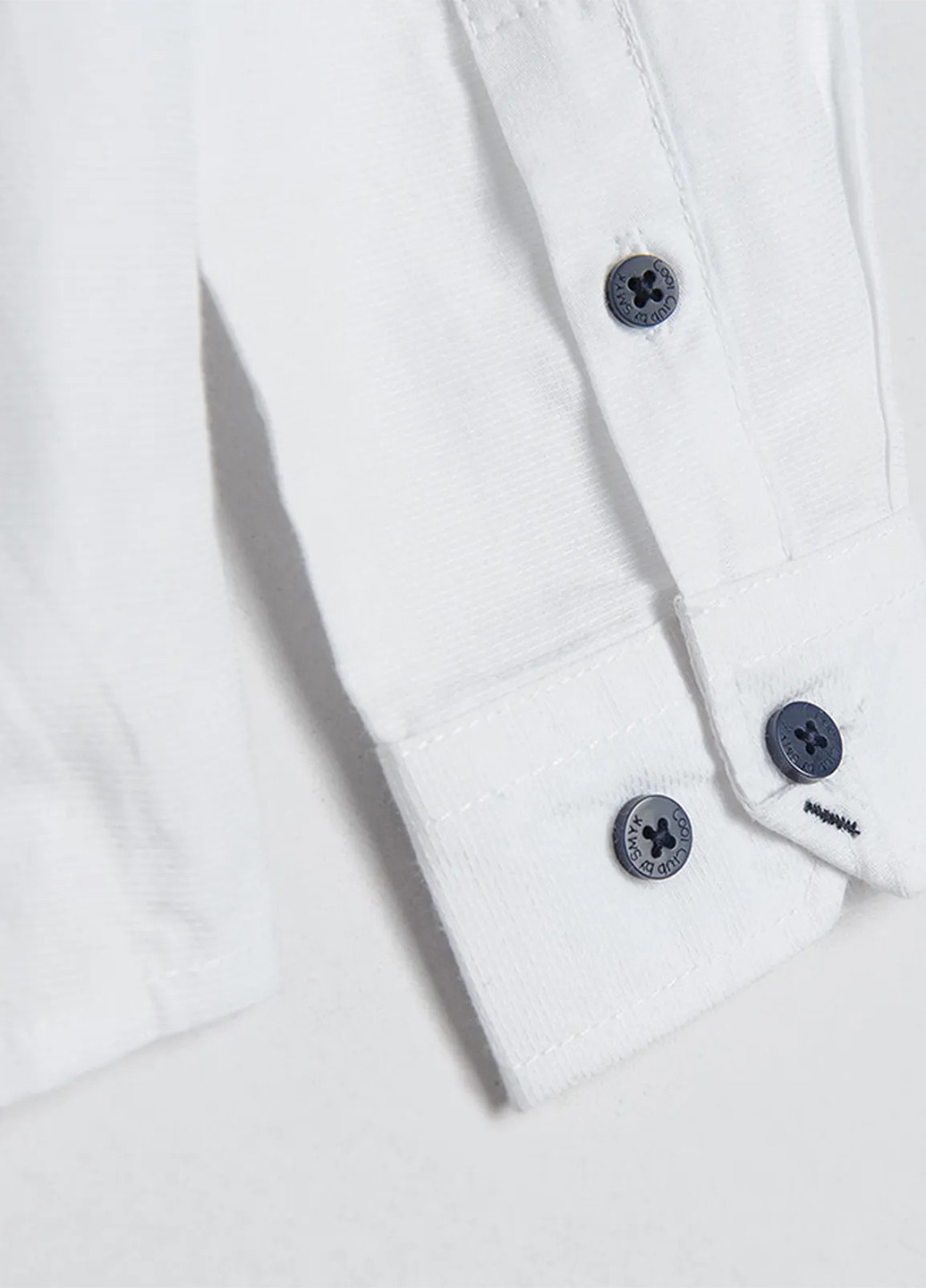 Белый демисезонный комплект (рубашка, бабочка) Cool Club