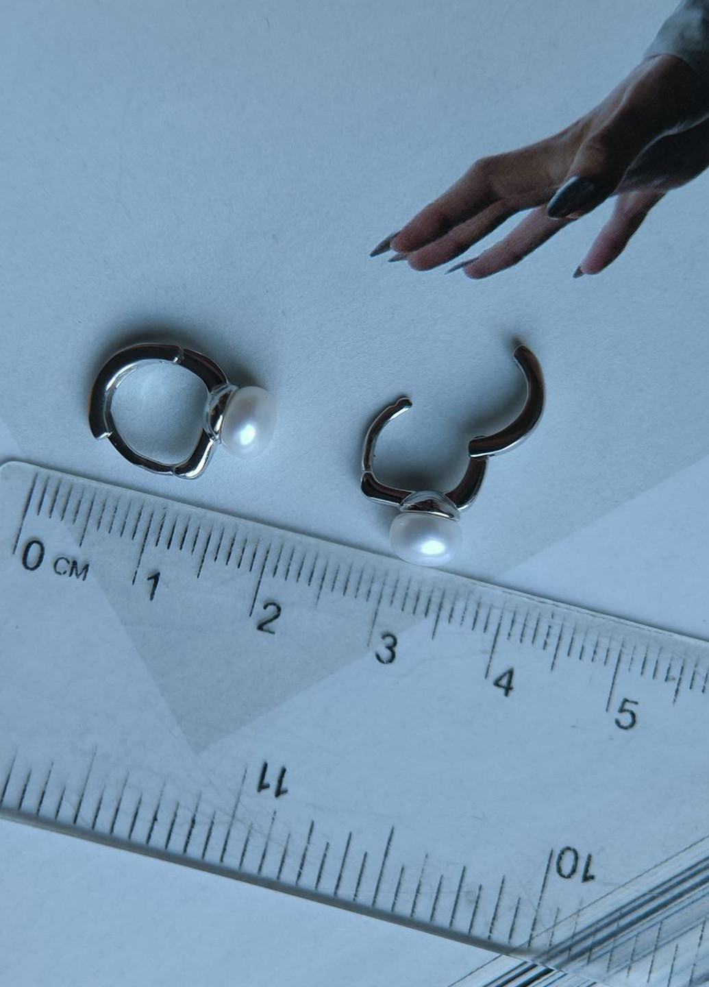 Сережки Silver Flame (350941318)