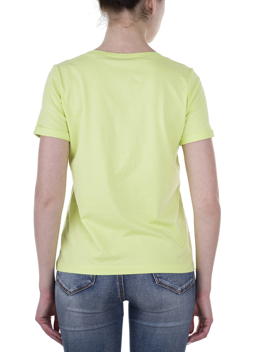 Світло-жовта літня футболка Armani Jeans