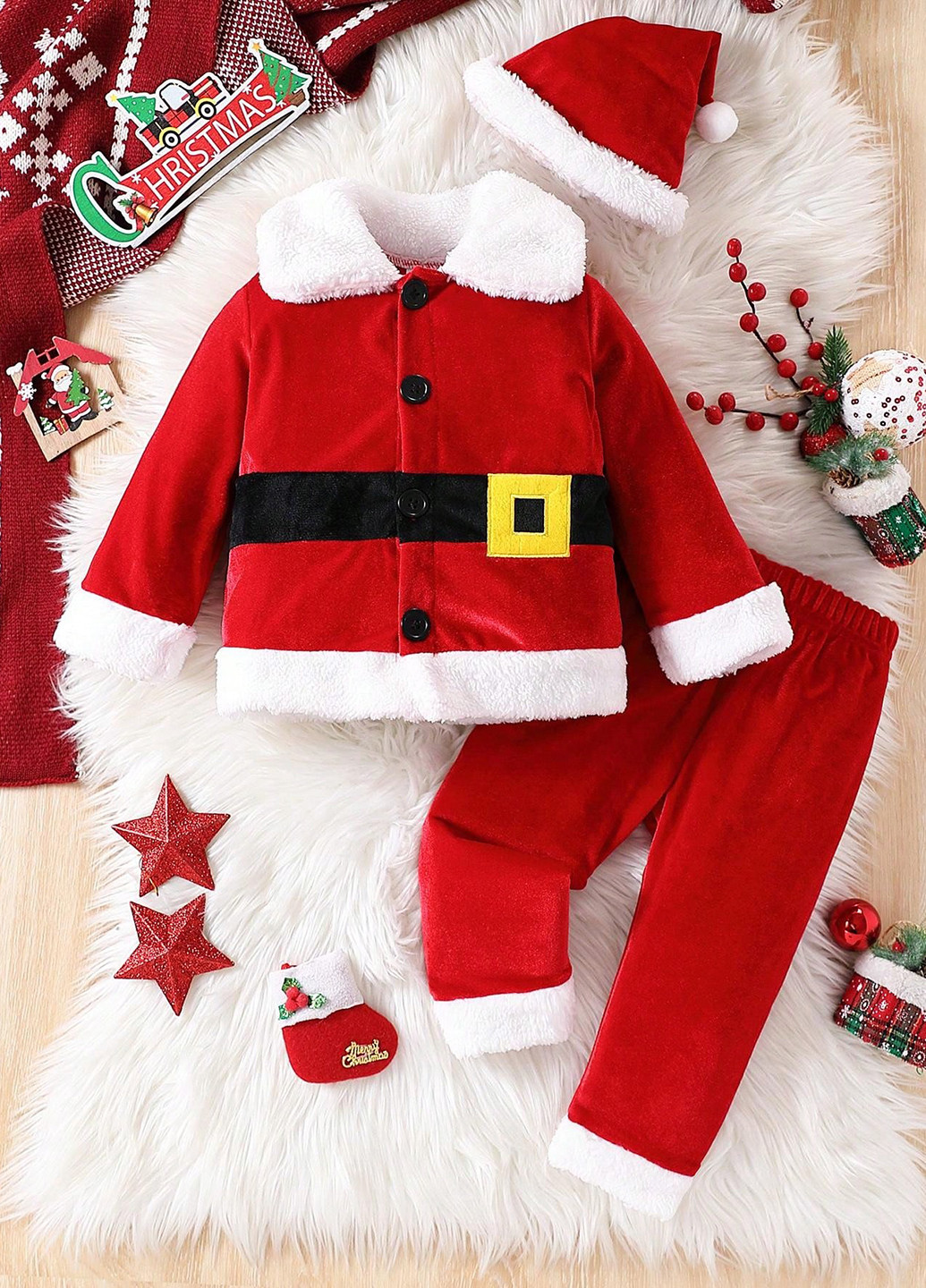 Костюм (куртка, штани, шапка) SHEIN (331623985)