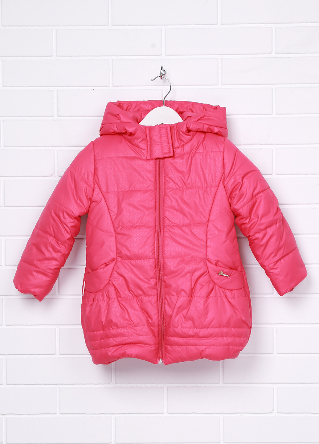 Розово-лиловая зимняя куртка Одягайко