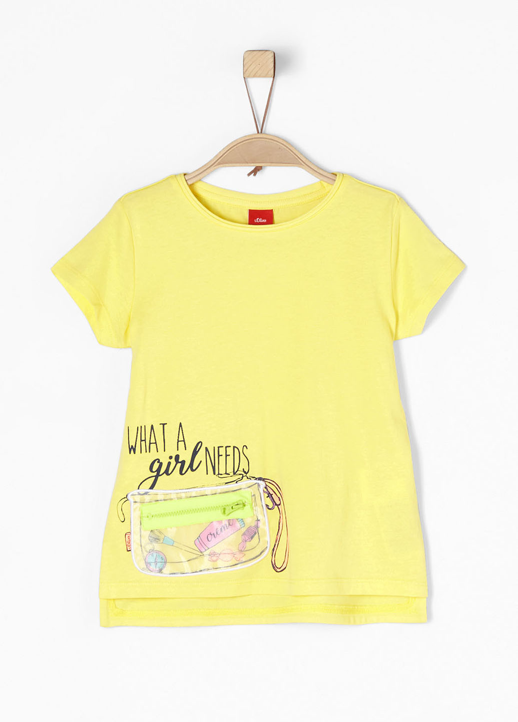 Жовта літня футболка S.Oliver