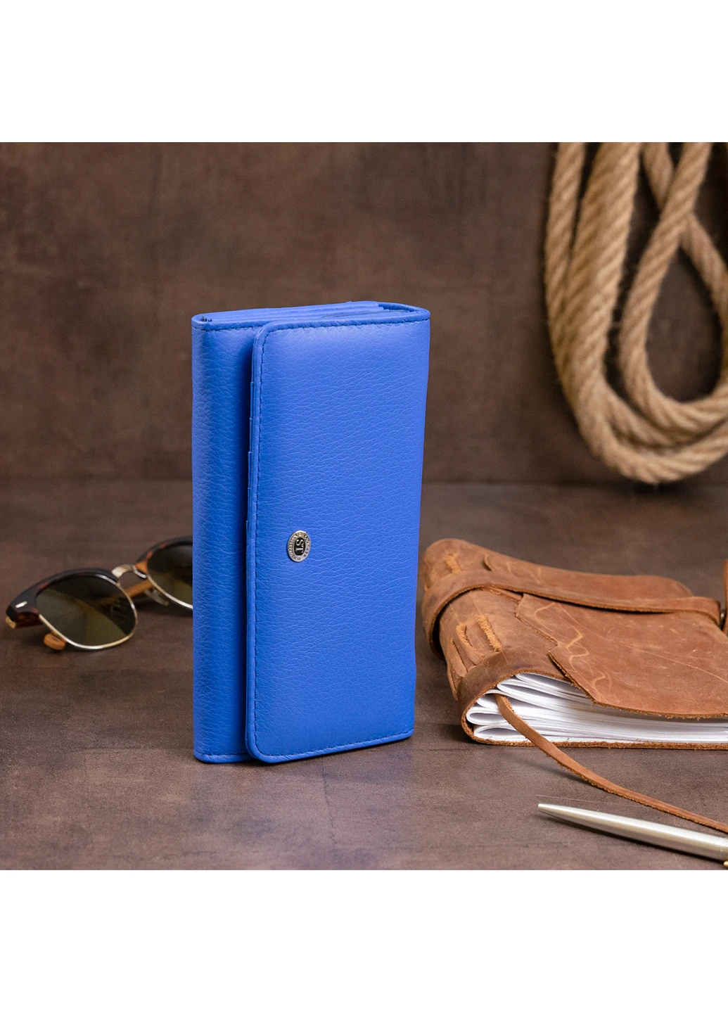Жіночий шкіряний гаманець 18,5х9,5х2,5 см st leather (252131355)