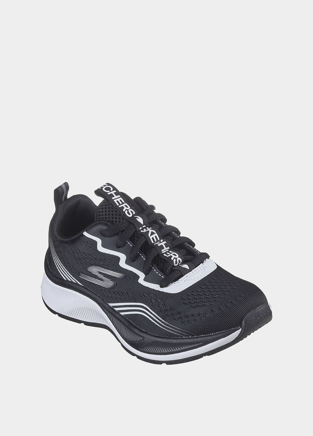 Чорно-білі осінні кросівки Skechers