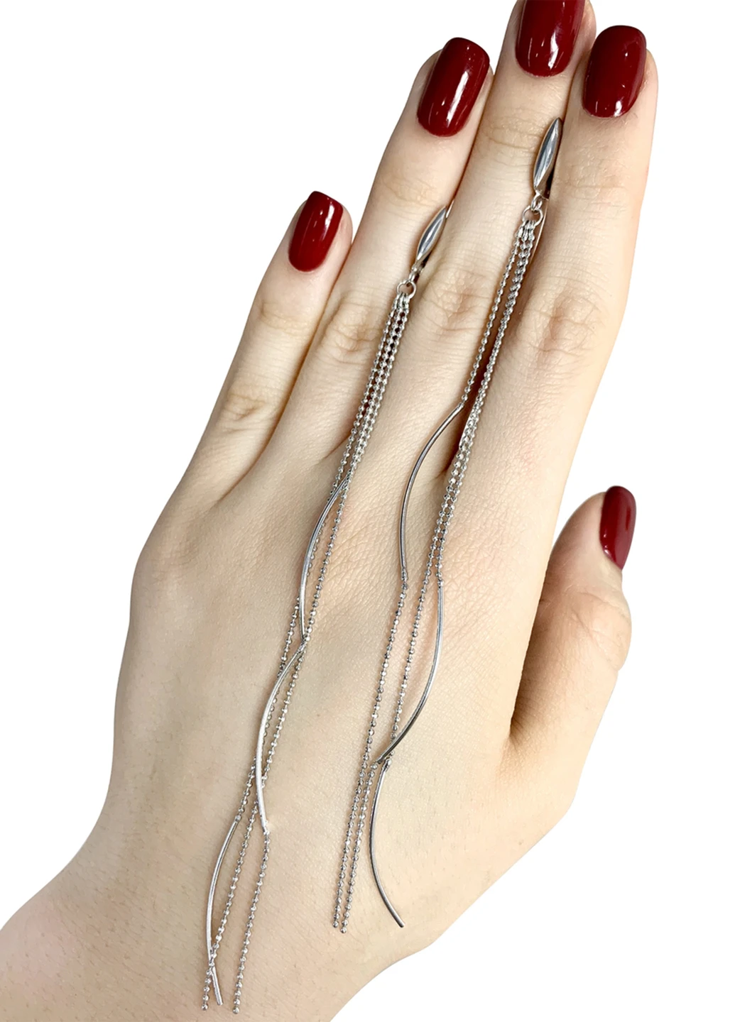 Сережки Silver Flame (132949726)