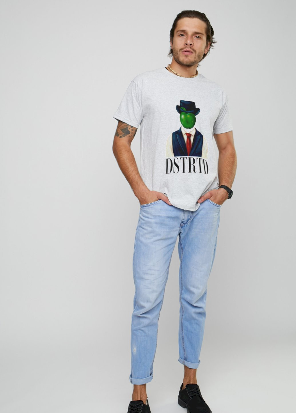 Серая футболка мужская YAPPI