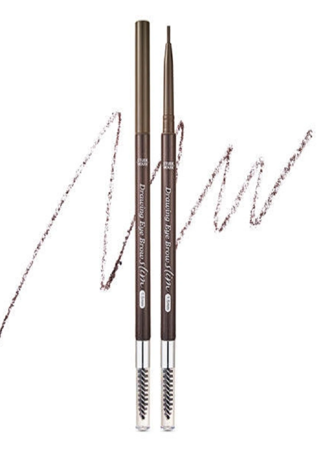 Тонкий олівець для брів Drawing Slim Eyebrow # 4 Gray Brown, 0.05 г Etude House (220318333)