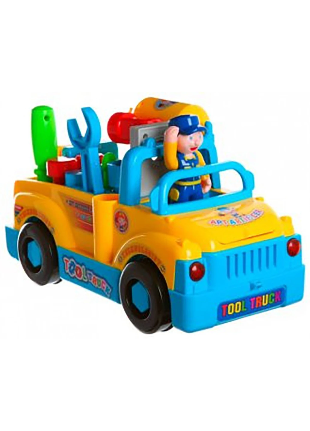Конструктор машинка-вантажівка з набором інструментів Huile Toys (219904928)