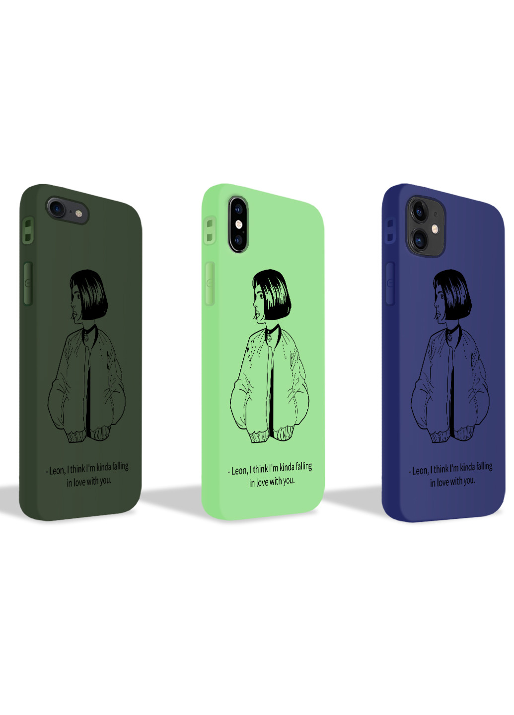 Чехол силиконовый Apple Iphone X Леон Киллер (Leon) (6129-1452) MobiPrint (219777544)