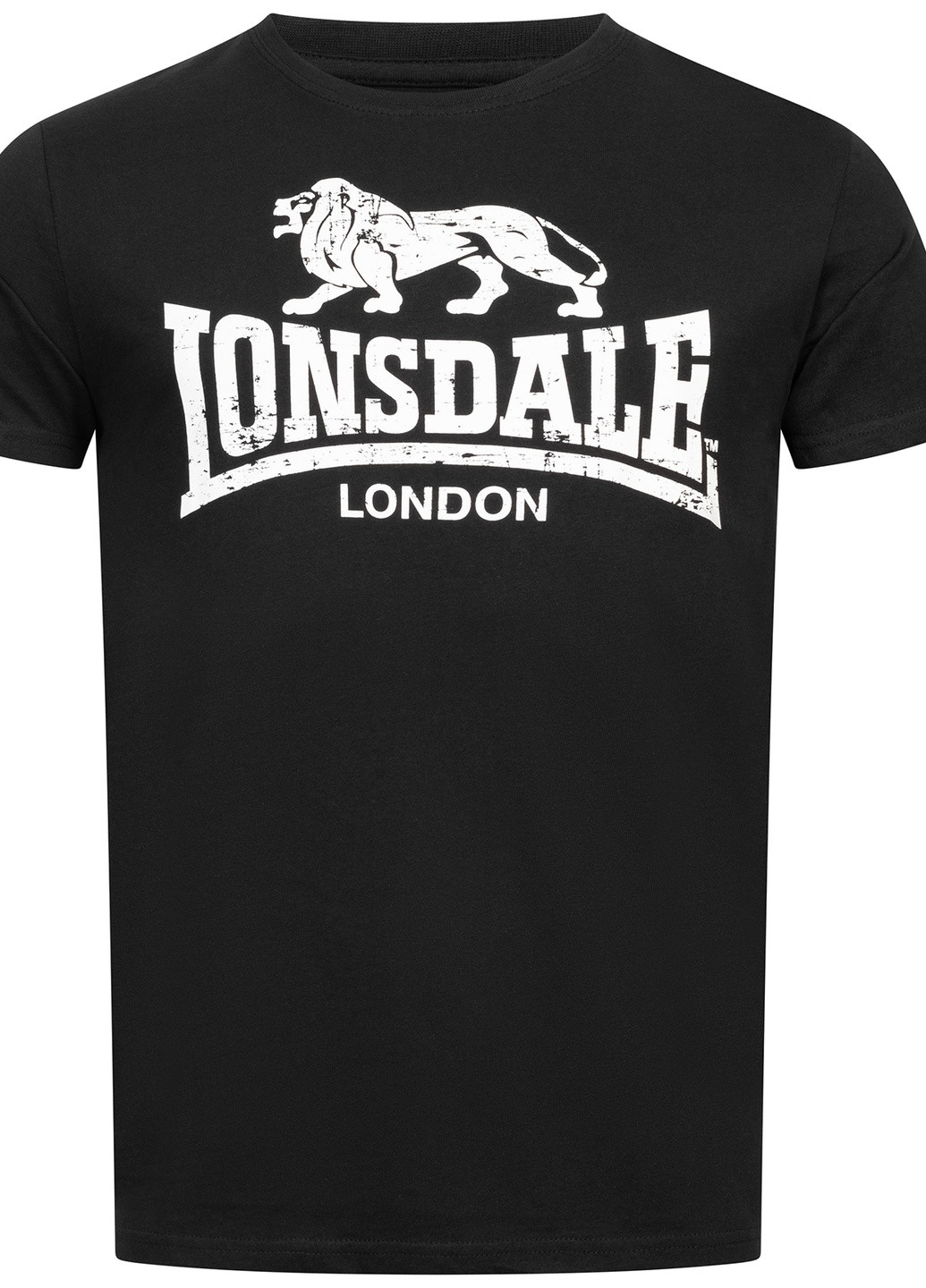 Чорна футболка Lonsdale SILVERHILL