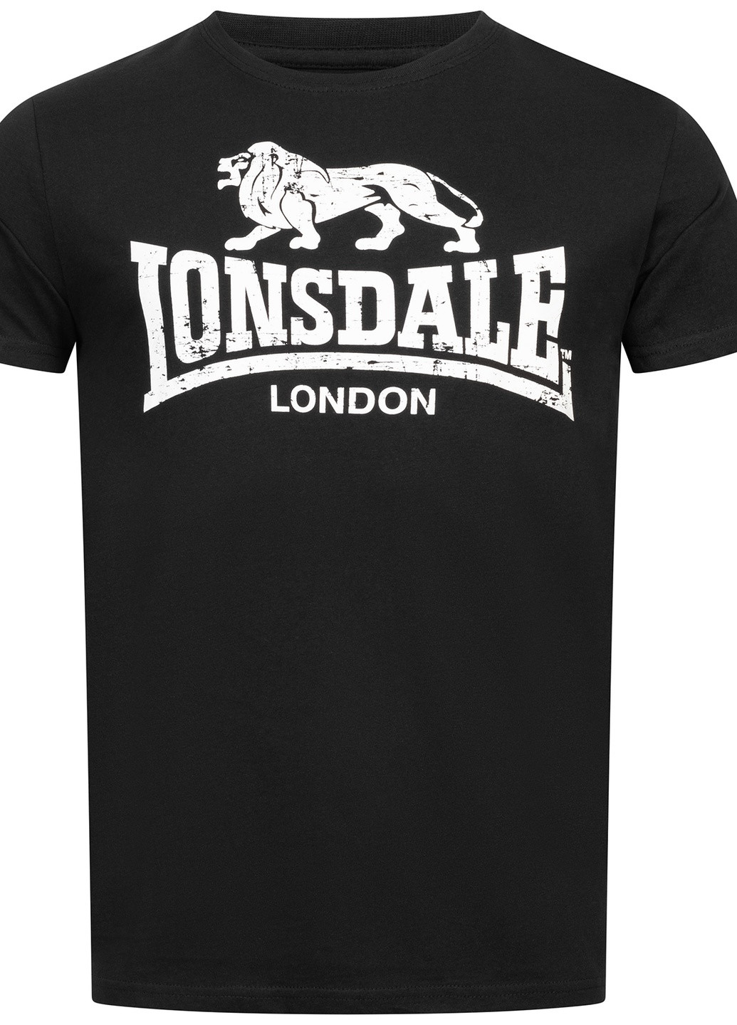Черная футболка Lonsdale SILVERHILL