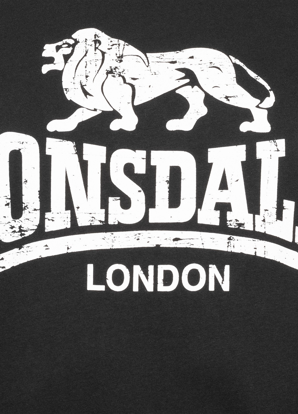 Черная футболка Lonsdale SILVERHILL