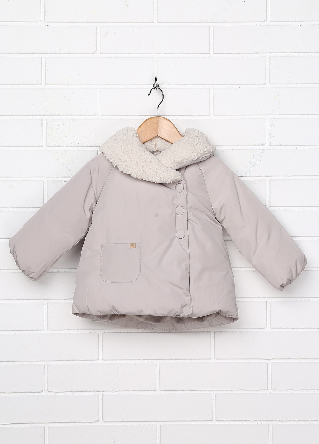 Сіра зимня куртка Zara