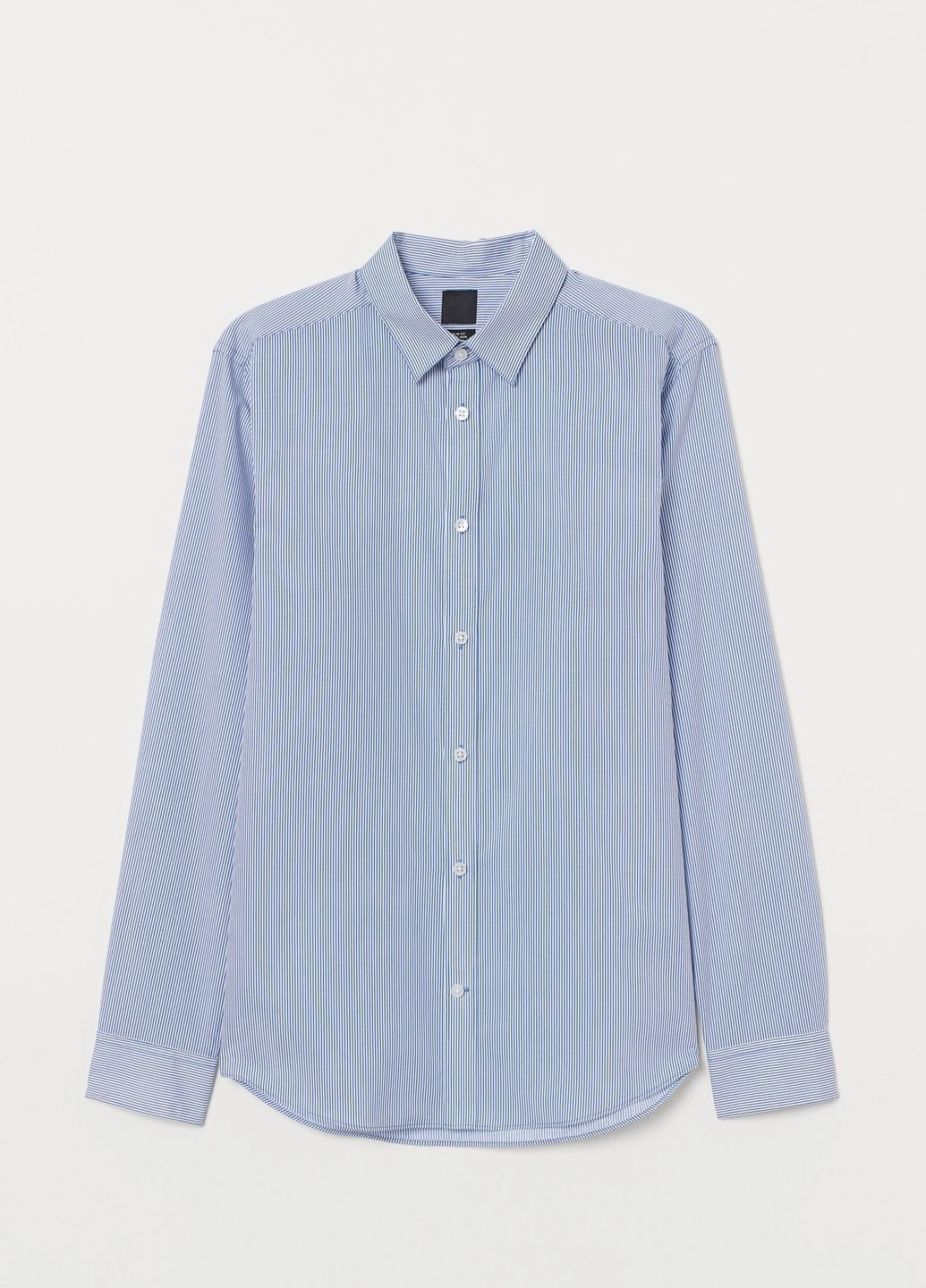 Белая рубашка однотонная H&M