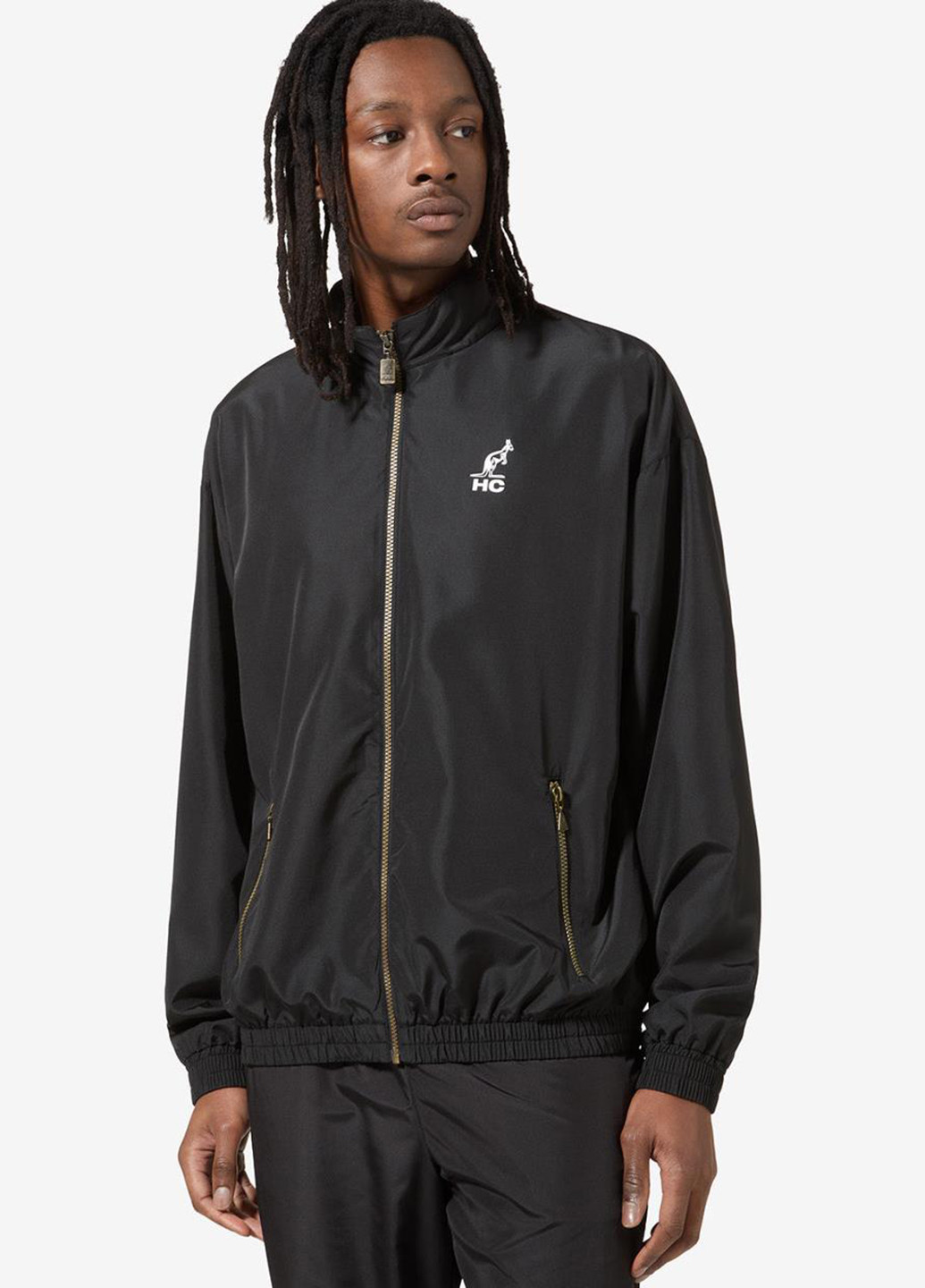 Черная демисезонная ветровка Australian Punch Track Jacket
