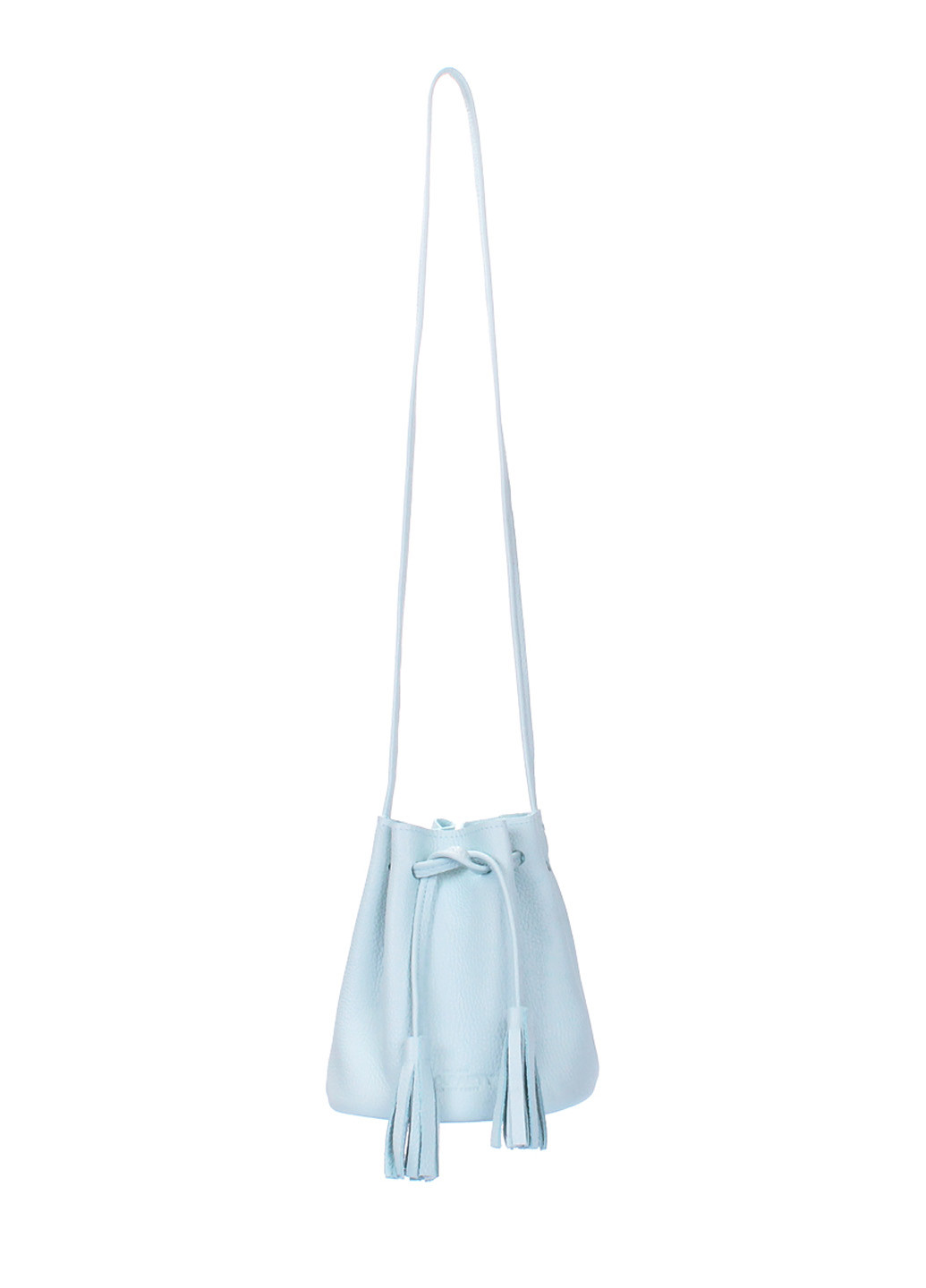 Кожаная сумочка на завязках Bucket 17х20 см PoolParty (191022007)