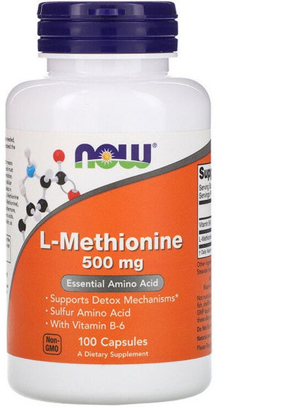 L-Methionine 500 mg 100 Caps NOW-00117 Now Foods (256379942)