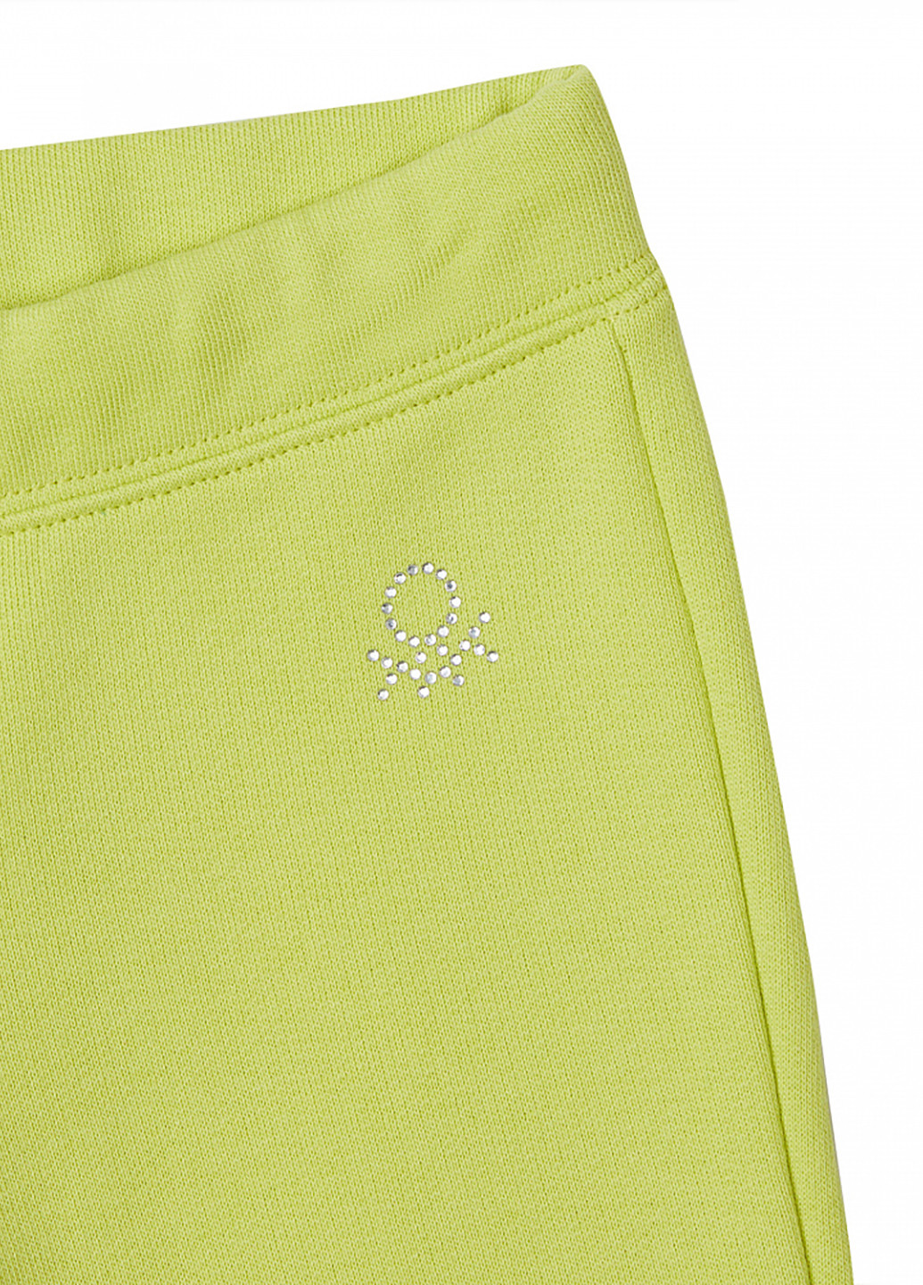 Салатовые кэжуал демисезонные прямые брюки United Colors of Benetton
