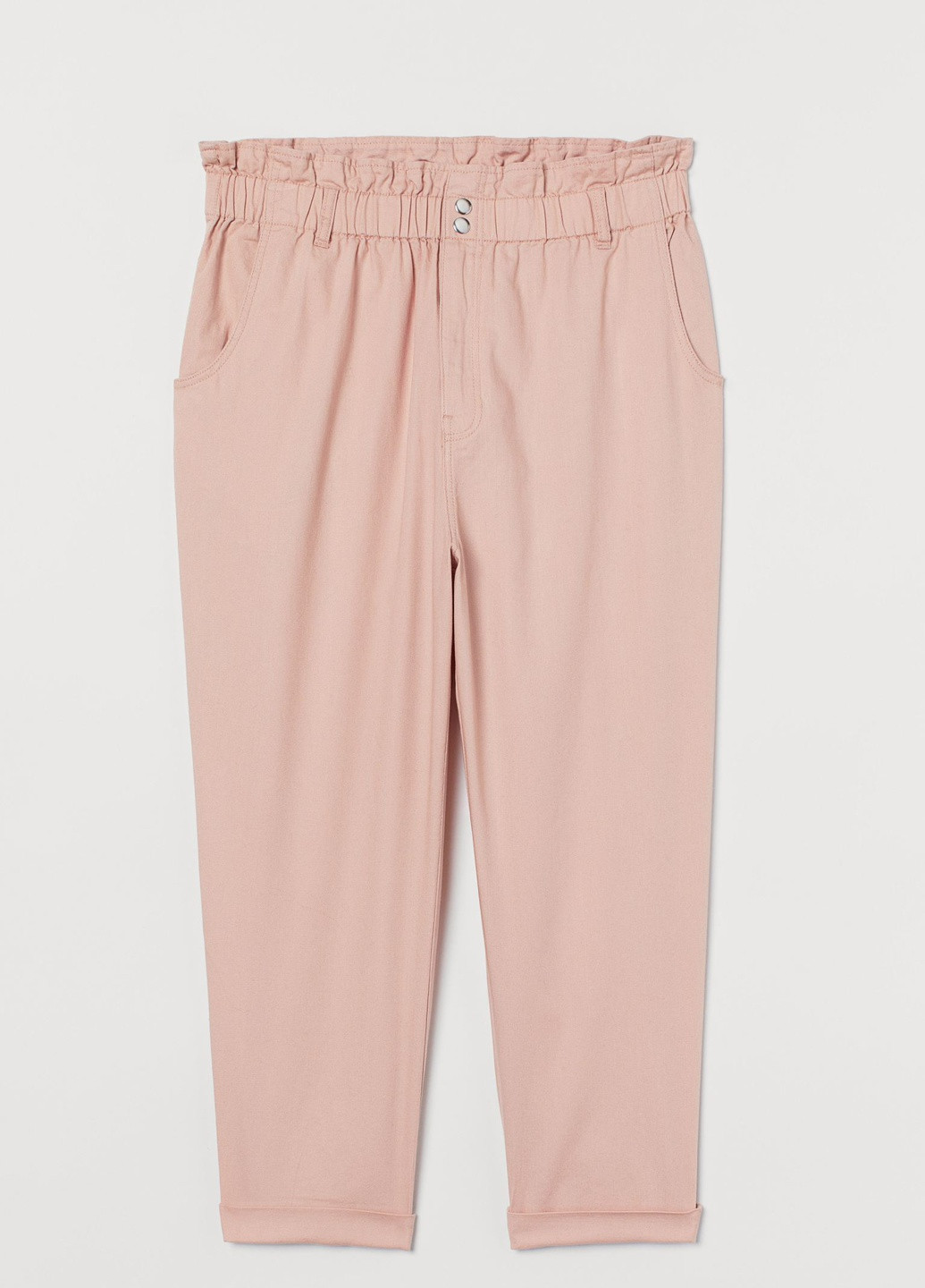 Светло-розовые летние брюки H&M