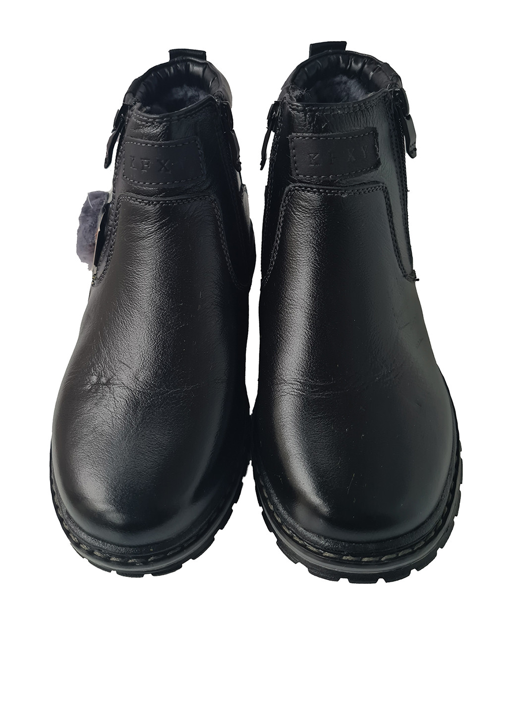 Черные кэжуал зимние ботинки KangFu