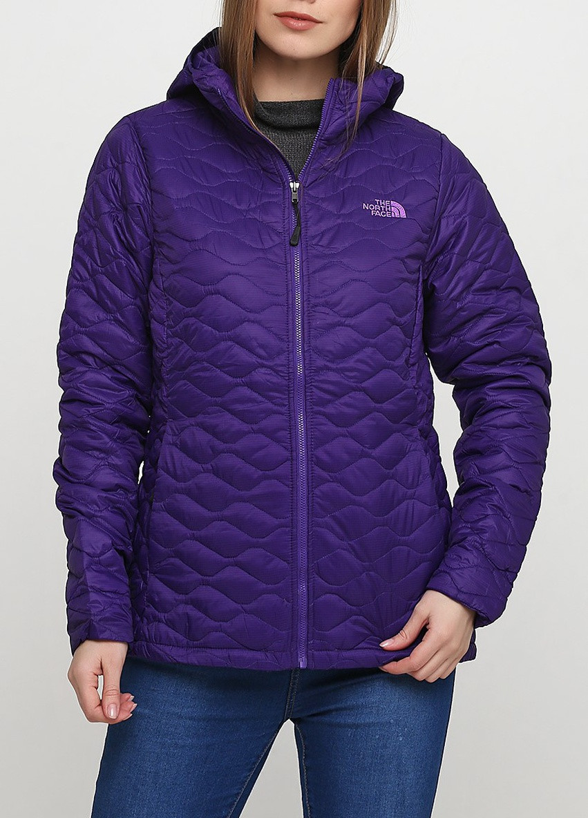 Фіолетова демісезонна куртка жіноча The North Face ThermoBall